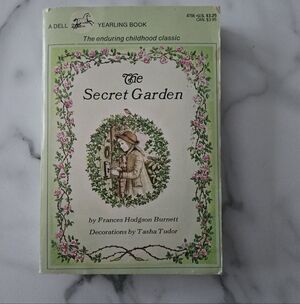 The Secret Garden Vintage Dell Yearling Book Tasha Tudor